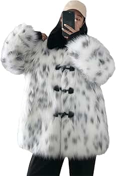 Wvapzxx Women's Faux Fur Coat Winter Warm Fur Windbreaker Jacket Wvapzxx Women's Faux Fur Coat Winter Warm Fur Windbreaker Jacket